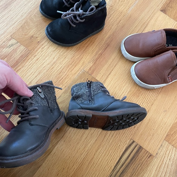 ❄️Zara & Carter’s Kids Shoes - Black and Brown - Picture 3 of 11